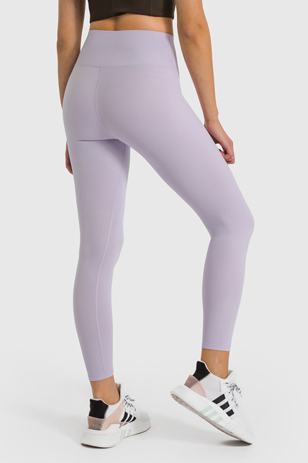 High Waist Ankle-Length Yoga Leggings-Angel Casuals