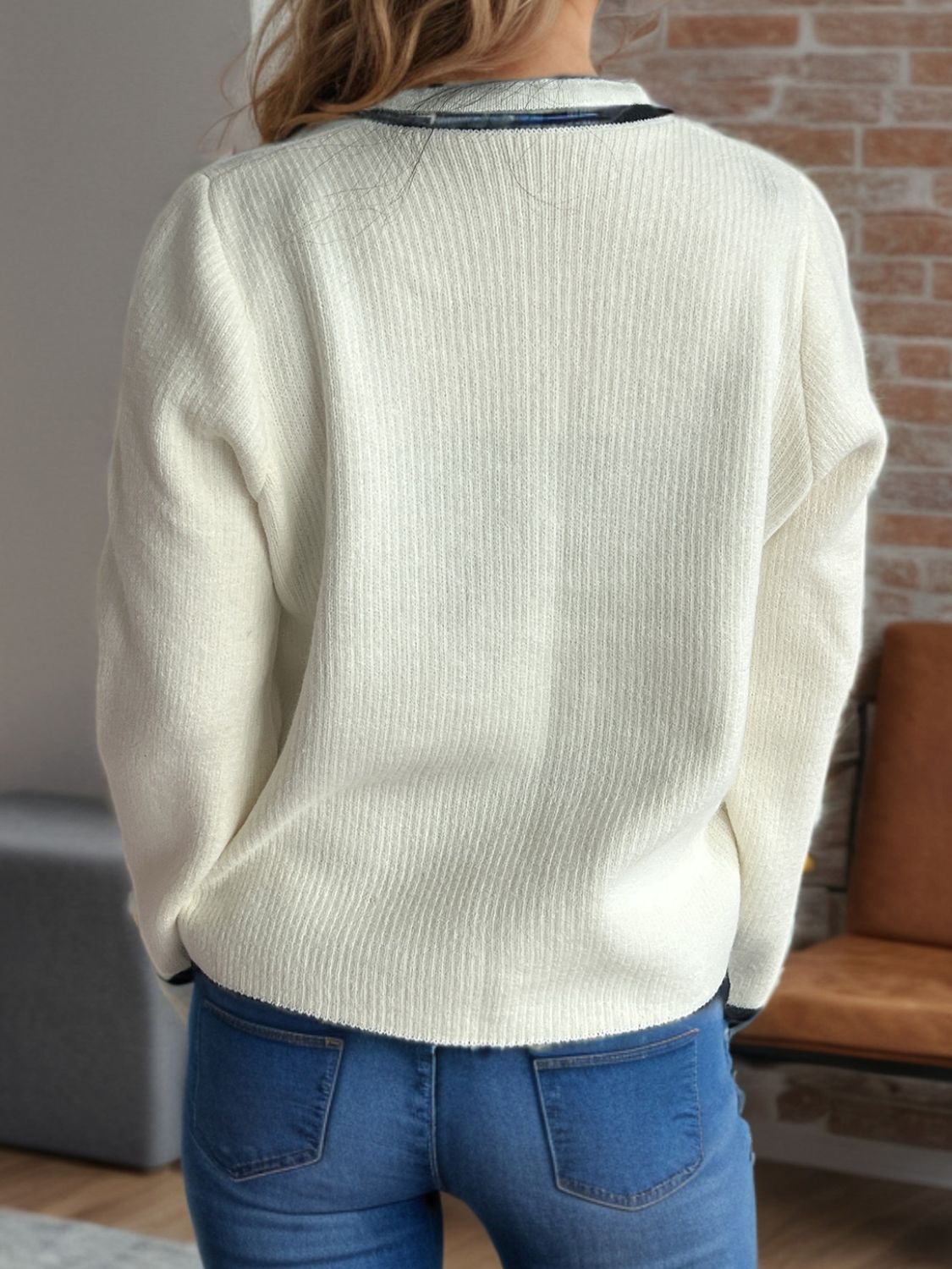 Button Down Long Sleeve Cardigan-Angel Casuals
