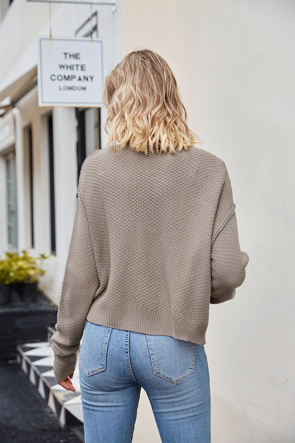 Button Down Exposed Seam Cardigan-Angel Casuals
