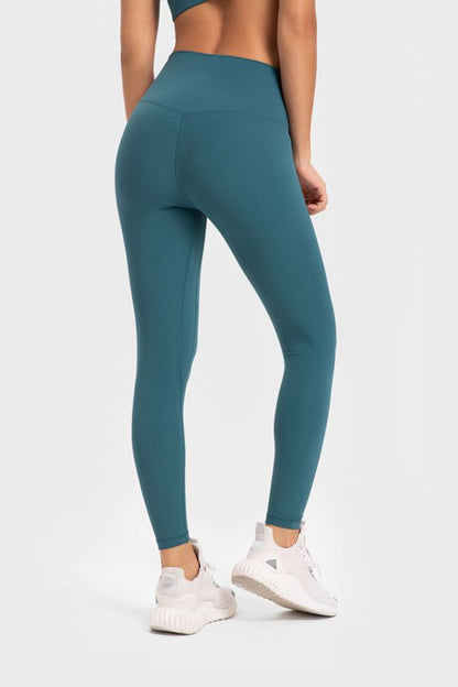 Highly Stretchy Wide Waistband Yoga Leggings-Angel Casuals