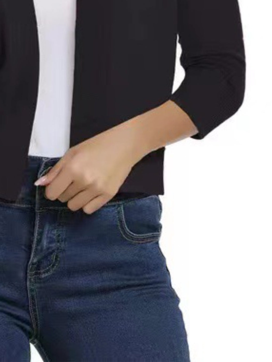 Open Front Cardigan-Angel Casuals