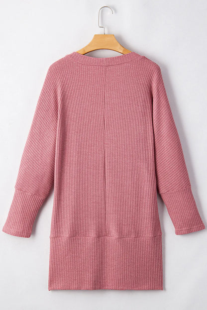 Open Front Long Sleeve Cover Up-Angel Casuals