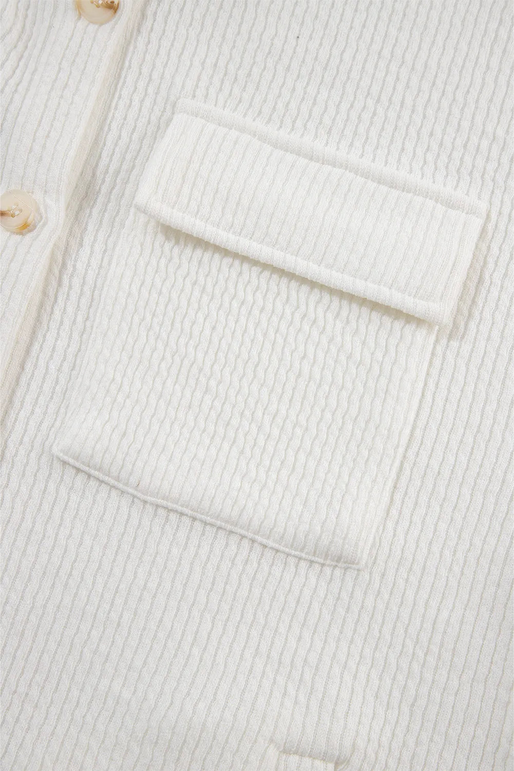 Button Up Long Sleeve Shacket-Angel Casuals
