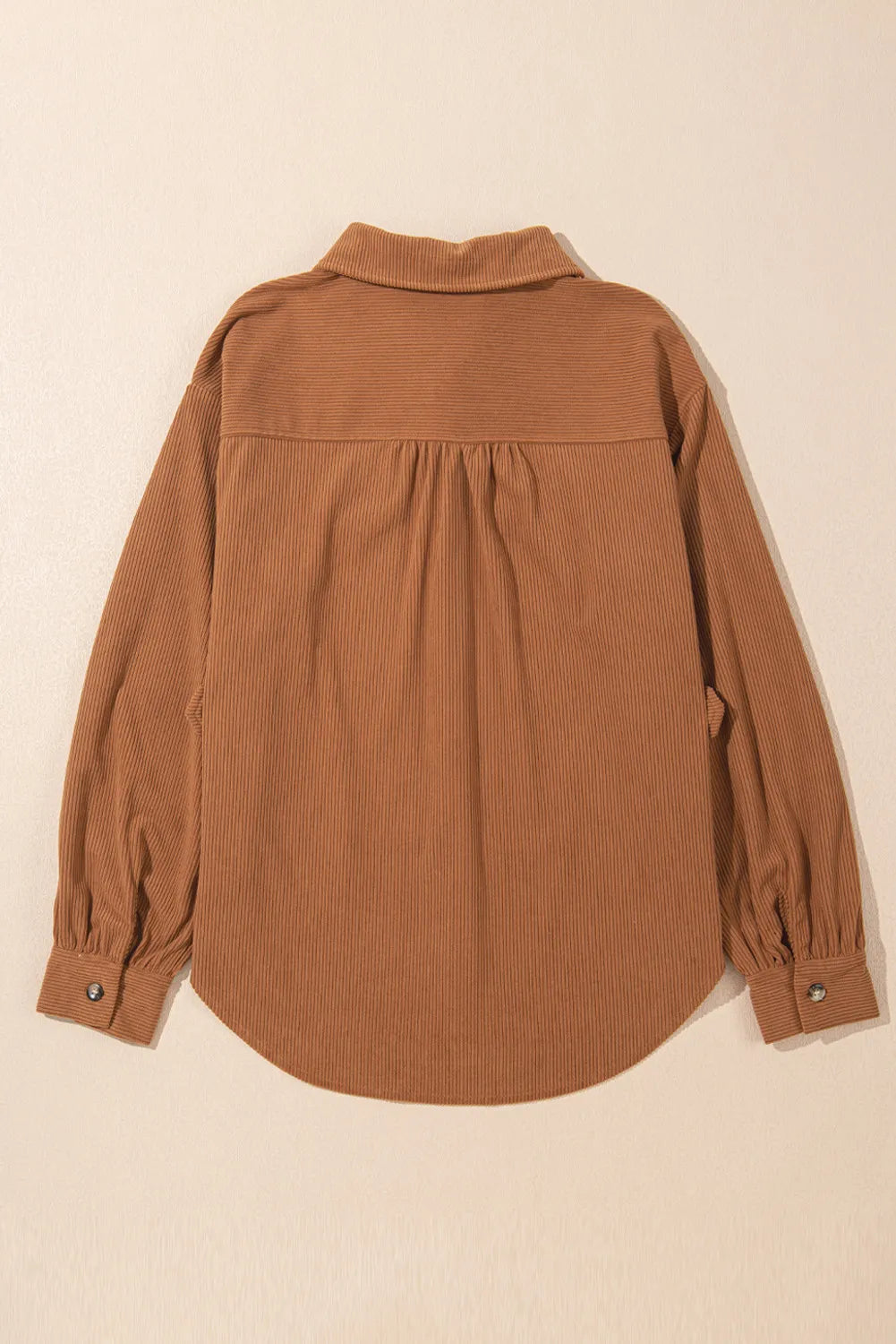 Decorative Pocket Flap Button Up Jacket-Angel Casuals