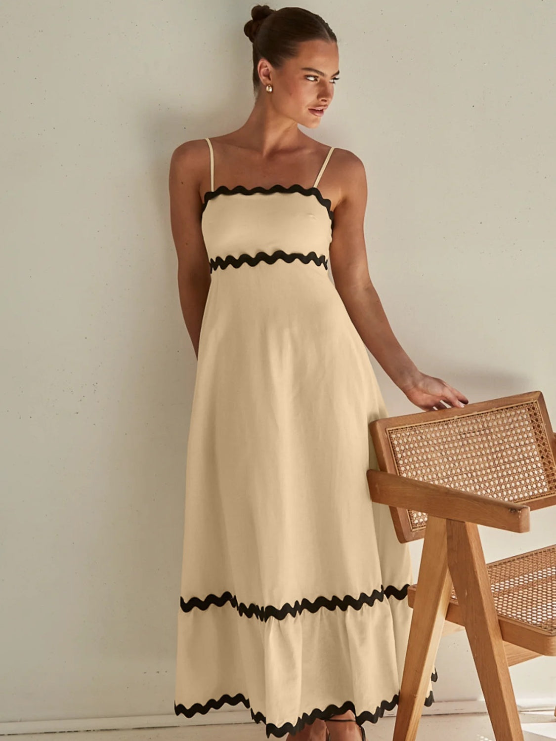 Spaghetti Strap Maxi Dress-Angel Casuals