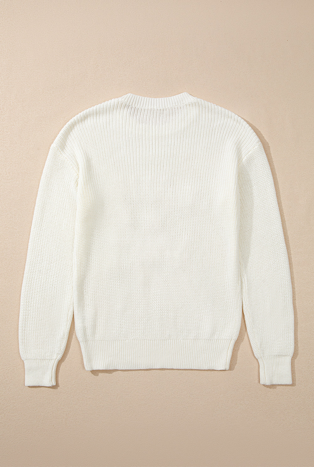 MERRY & BRIGHT Round Neck Sweater-Angel Casuals