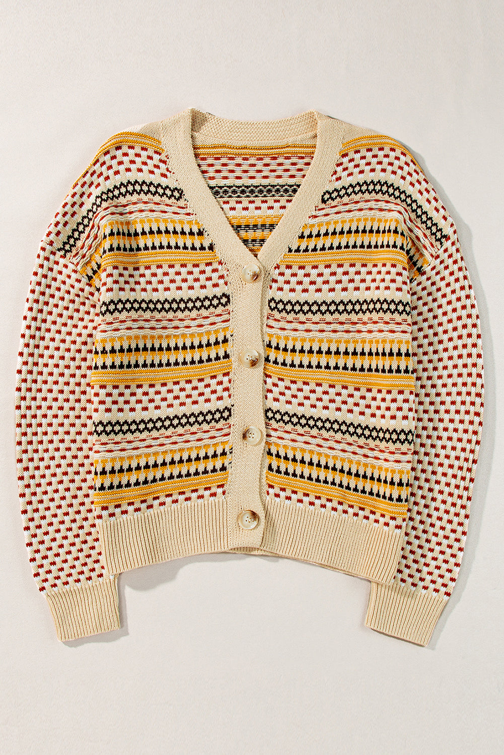 Button Down Long Sleeve Cardigan-Angel Casuals