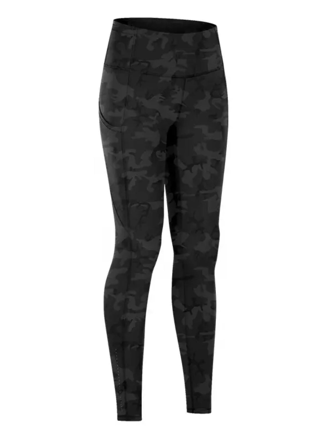 Wide Waistband Sports Leggings-Angel Casuals