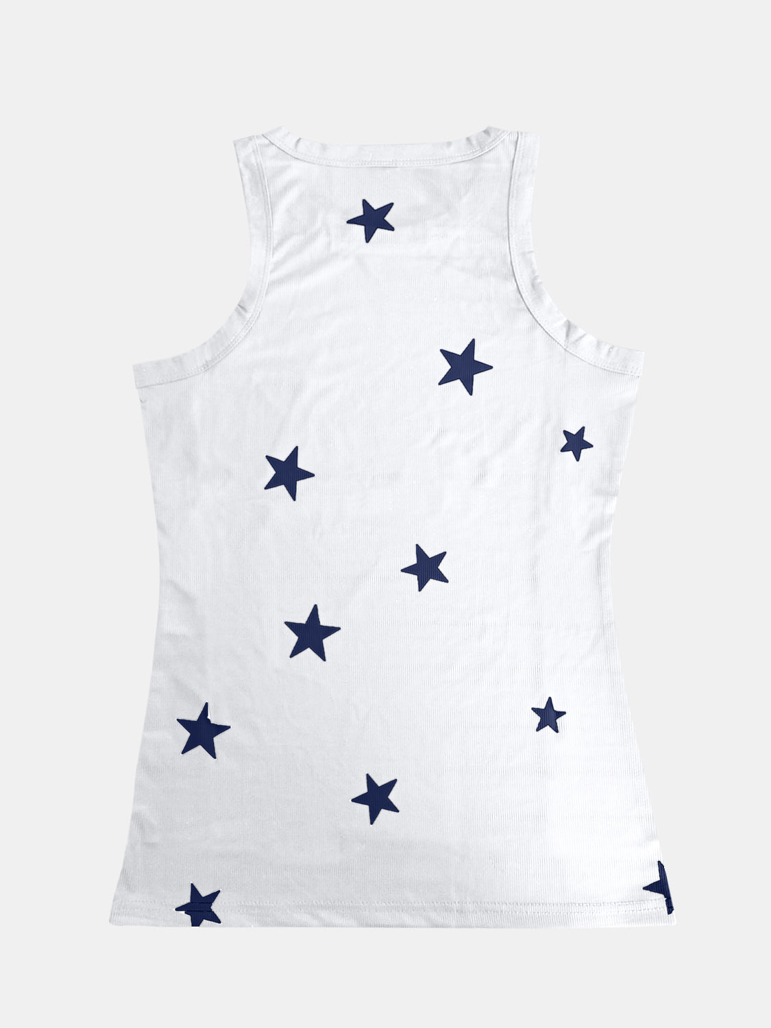 Full Size Star Round Neck Tank-Angel Casuals