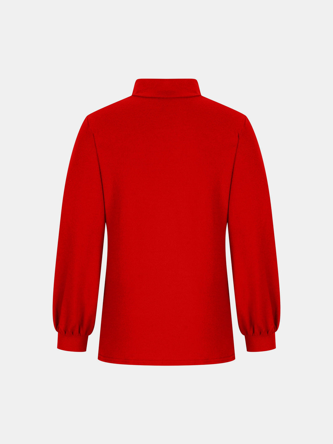 Full Size Mock Neck Long Sleeve T-Shirt-Angel Casuals