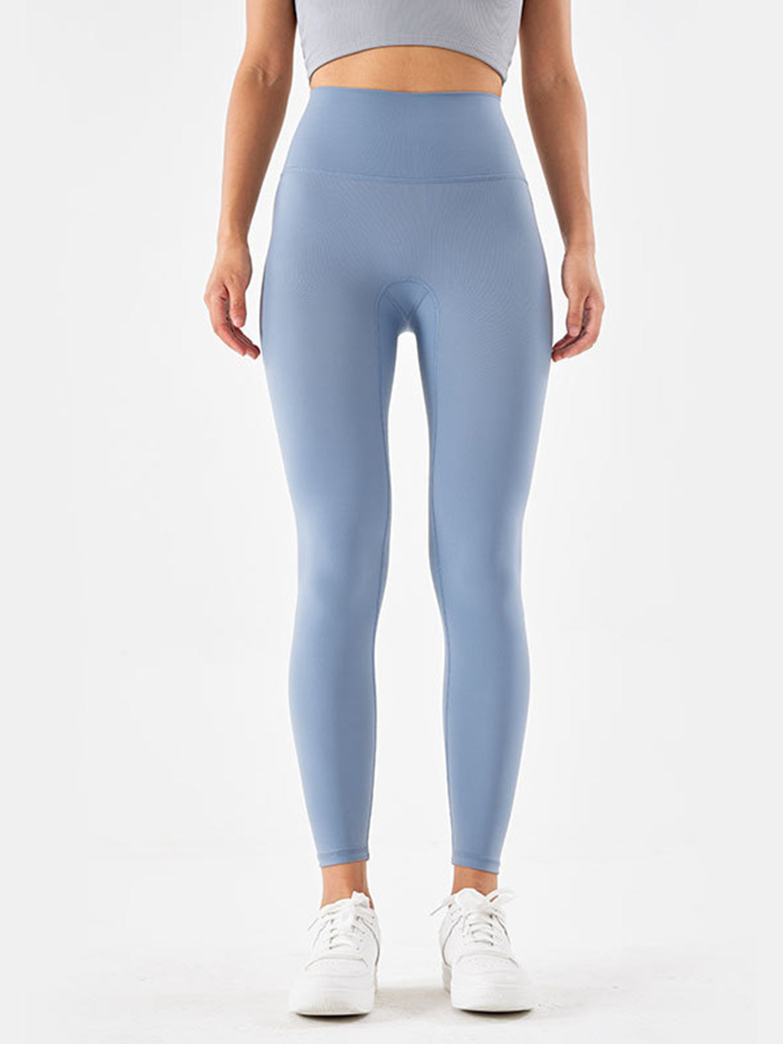 Wide Waistband Sports Leggings-Angel Casuals