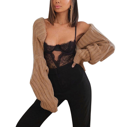 Long Sleeve Knit Bolero-Angel Casuals