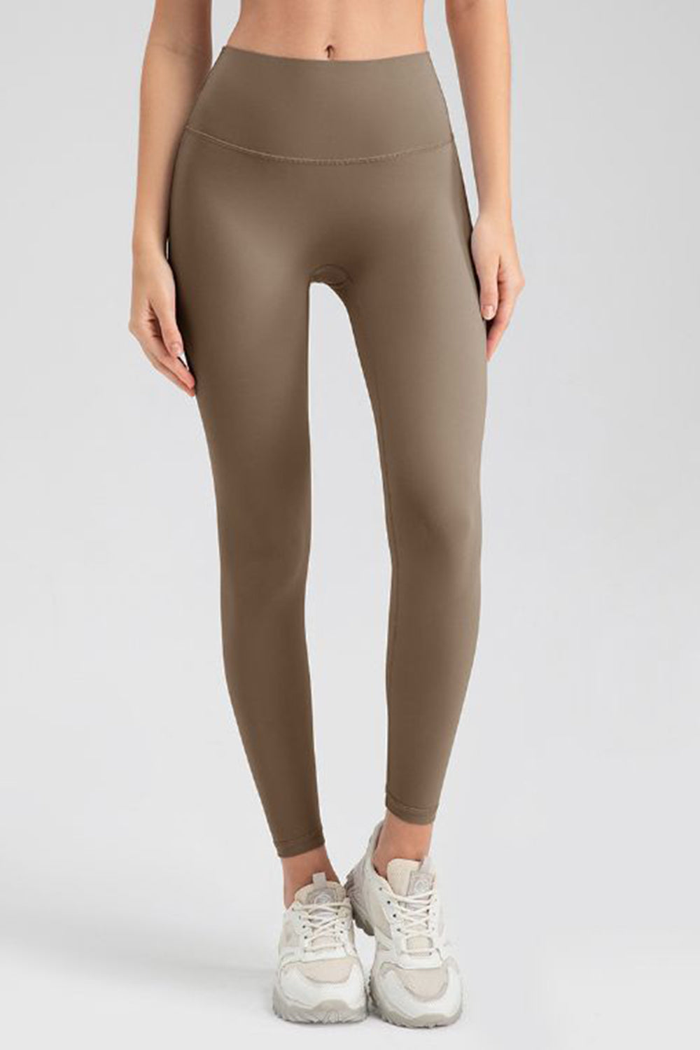 Wide Waistband Sport Leggings-Angel Casuals