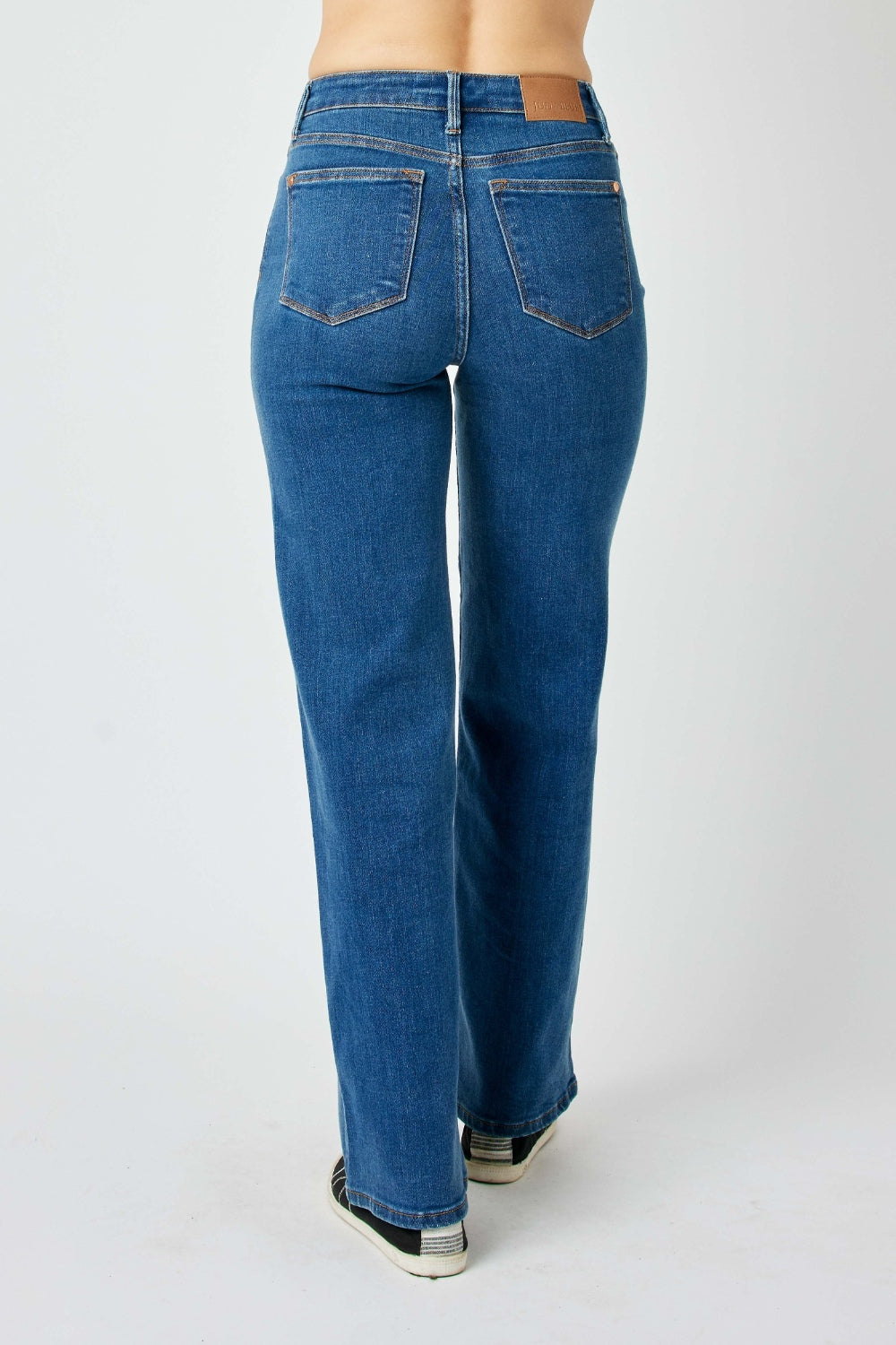 Judy Blue Full Size High Rise Straight Jeans-Angel Casuals