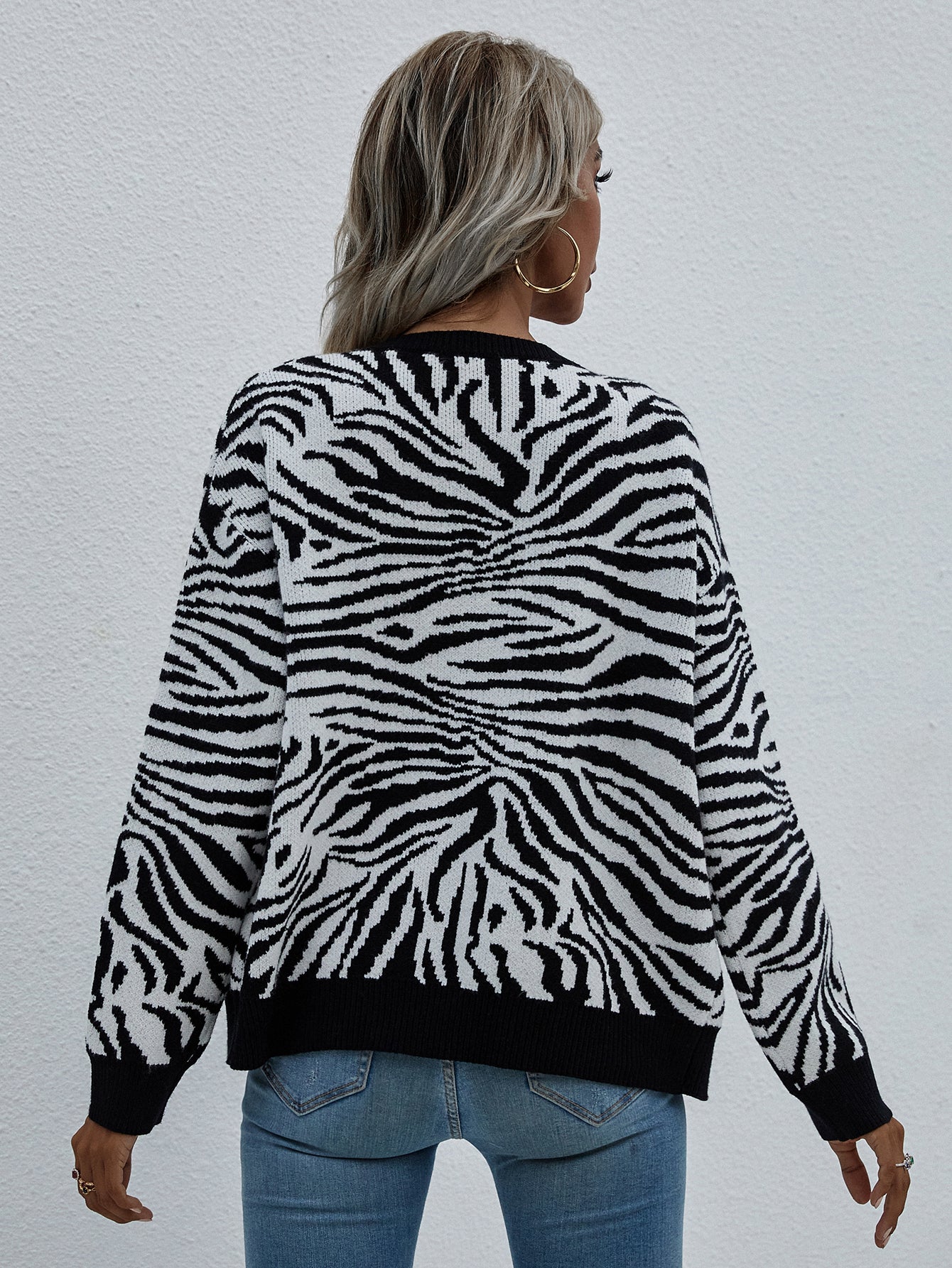 Woven Right Zebra Print Button Down Cardigan-Angel Casuals