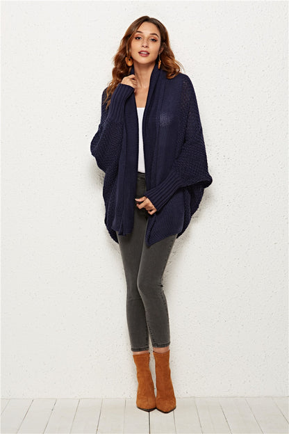 Angel Wings Open Front Batwing Sleeve Cardigan-Angel Casuals