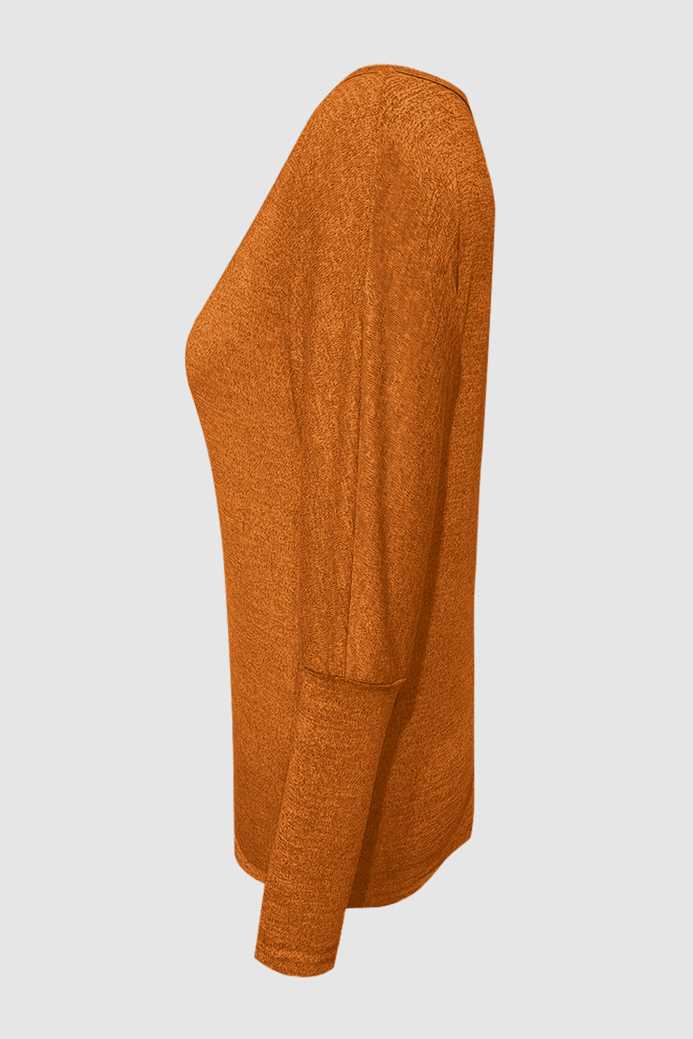 Cutout Round Neck Long Sleeve T-Shirt-Angel Casuals