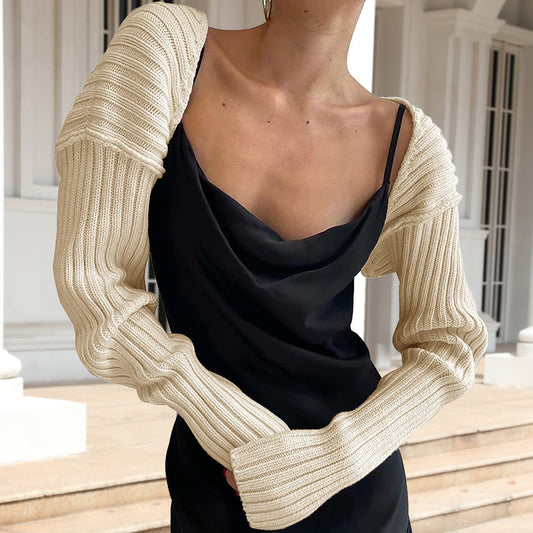 Long Sleeve Knit Bolero-Angel Casuals