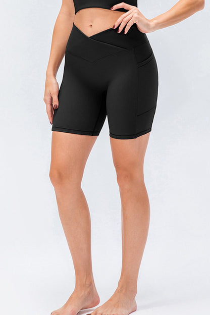 Slim Fit V-Waistband Sports Shorts-Angel Casuals