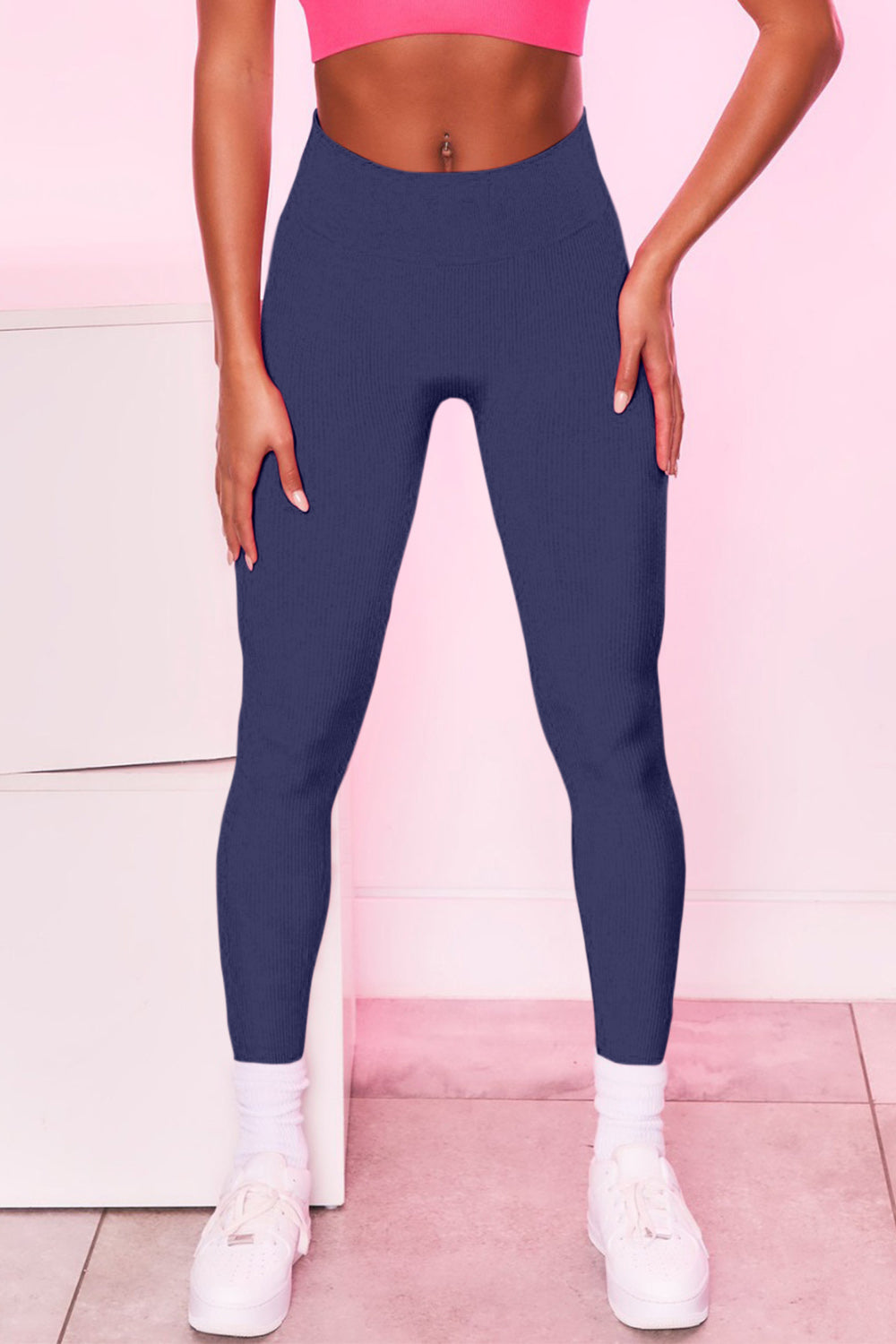 High Waist Active Pants-Angel Casuals