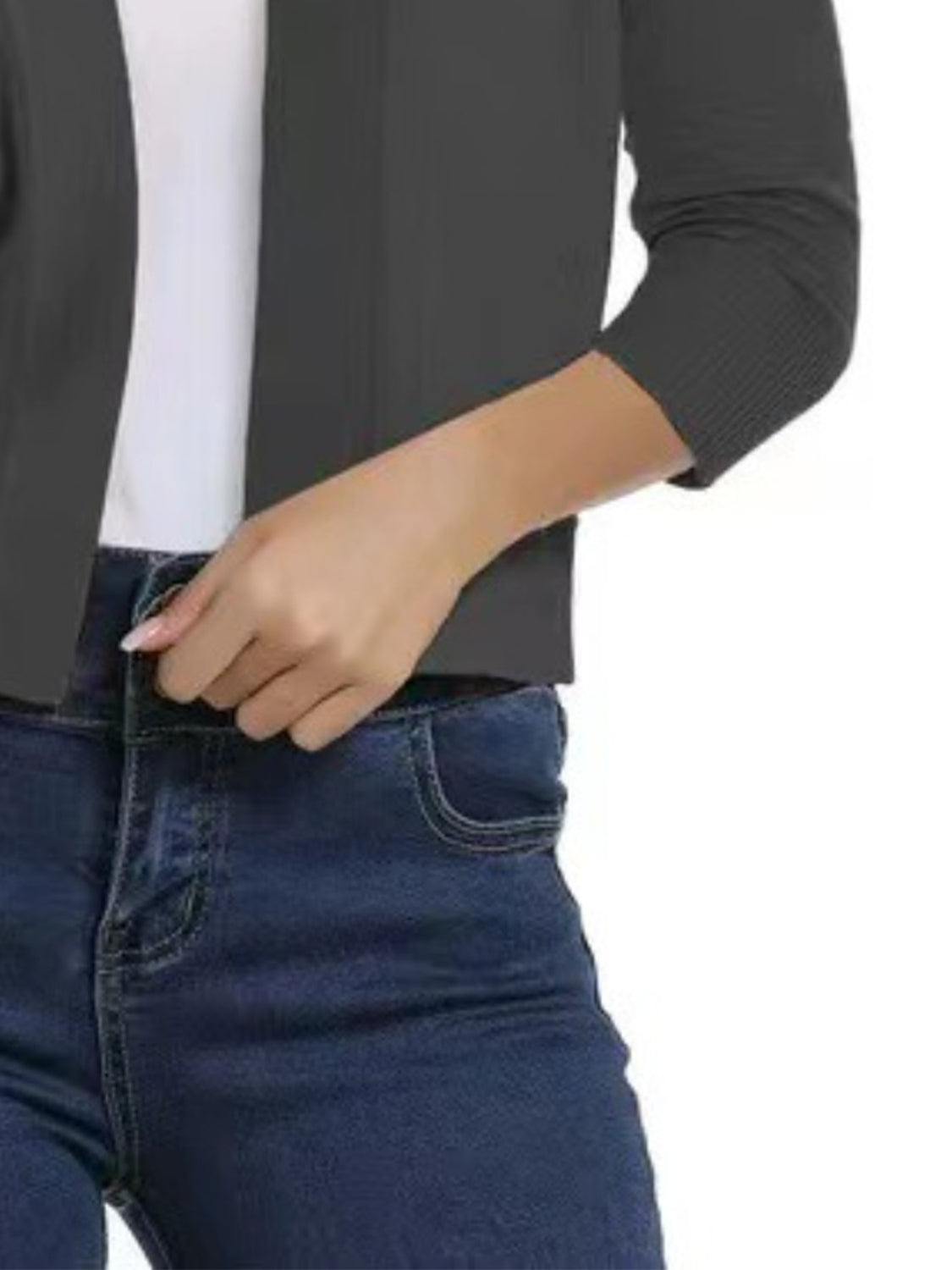 Open Front Cardigan-Angel Casuals