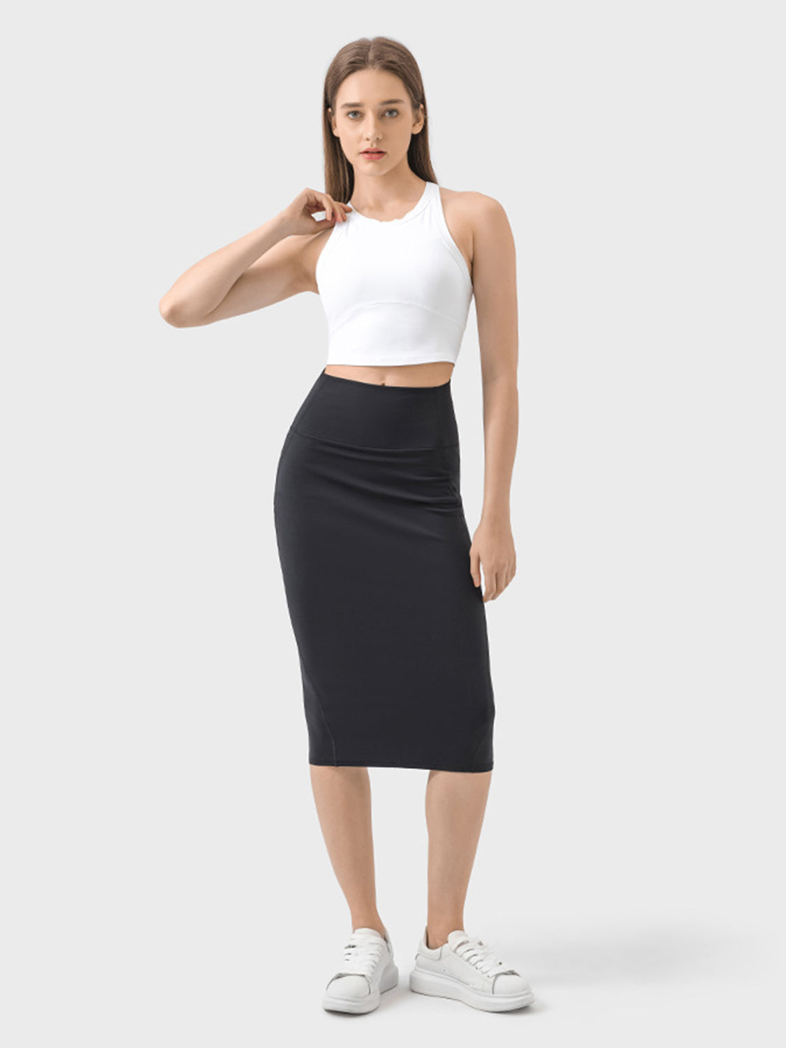 Slit Wrap Active Skirt-Angel Casuals