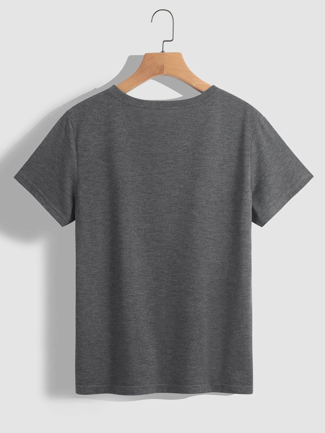 MARDI GRAS Round Neck Short Sleeve T-Shirt-Angel Casuals