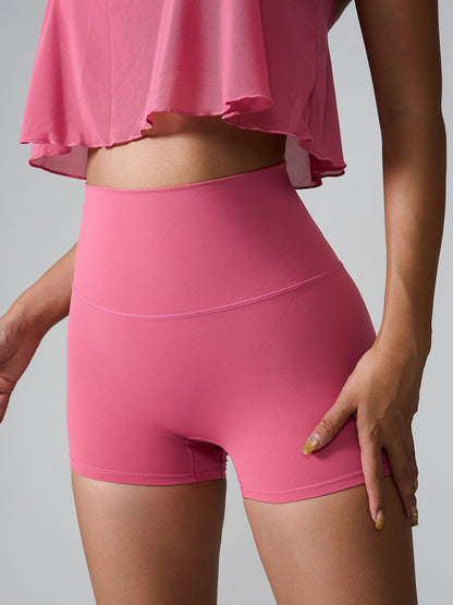 High Waist Active Shorts-Angel Casuals