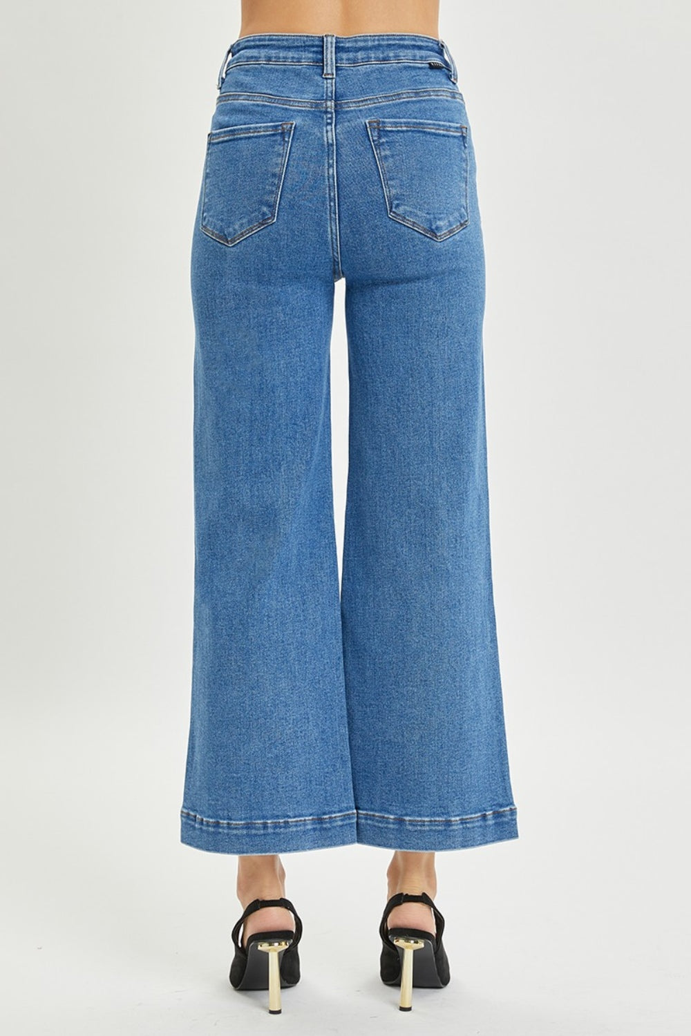 RISEN Full Size High Rise Wide Leg Jeans-Angel Casuals