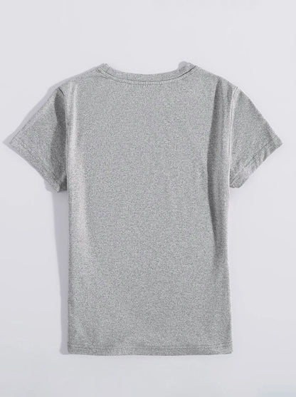 OH FOR PEEPS SAKE Round Neck T-Shirt-Angel Casuals