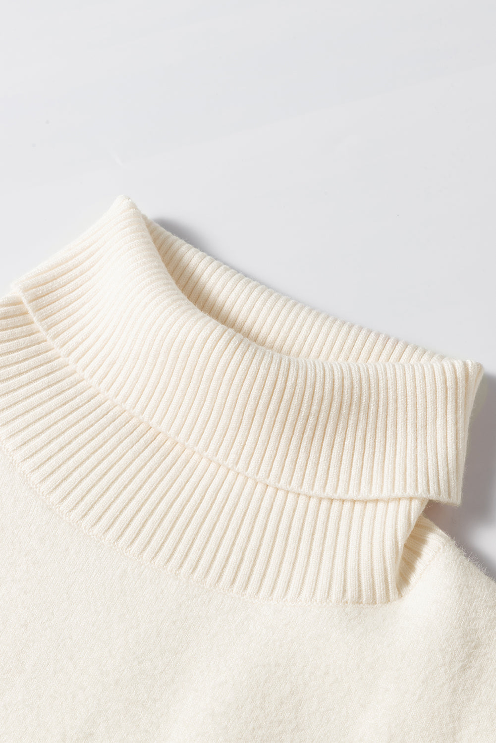 Turtleneck Long Sleeve Sweater-Angel Casuals