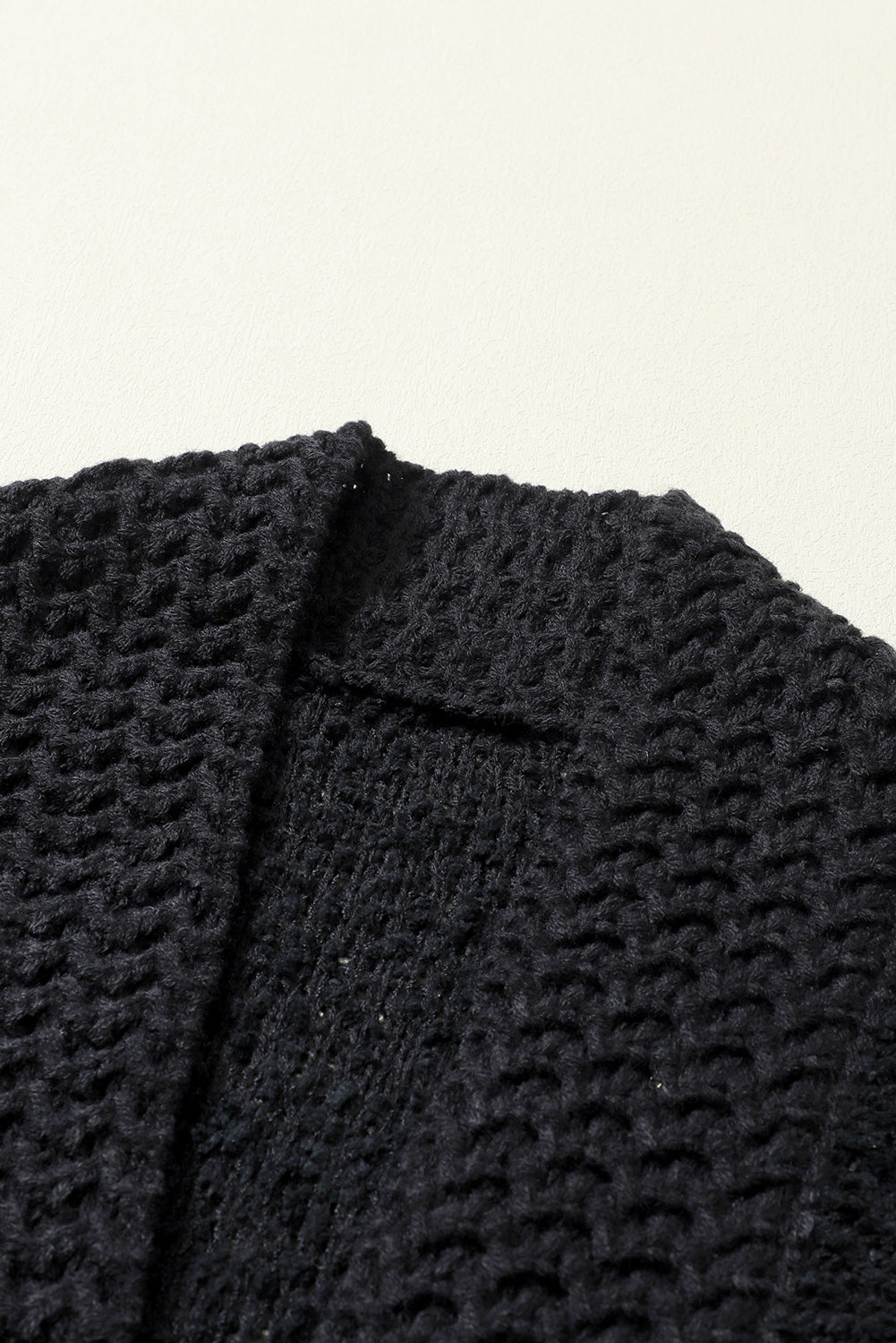 Solid Color Open Front Cardigan-Angel Casuals