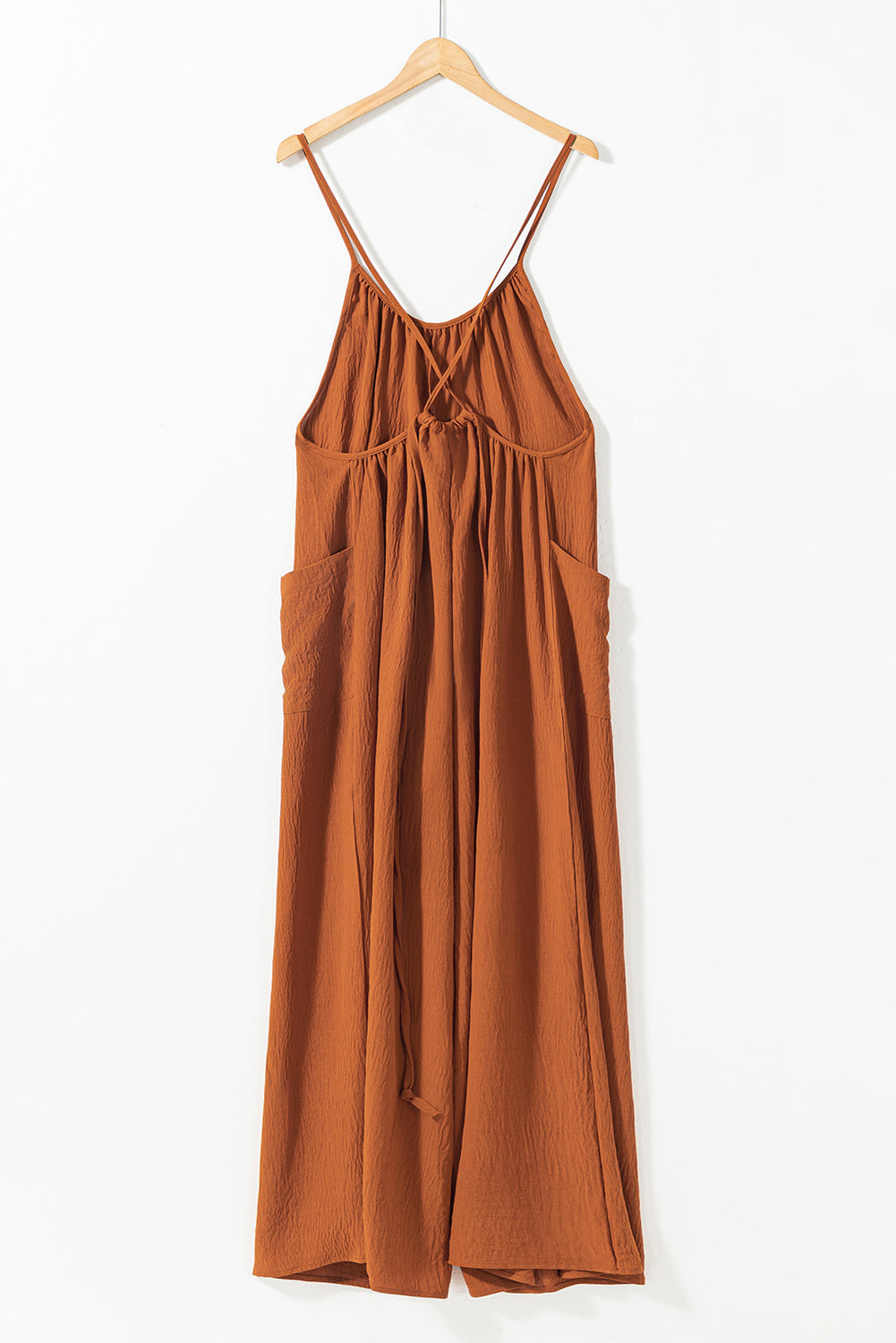 Scoop Neck Spaghetti Strap Jumpsuit-Angel Casuals