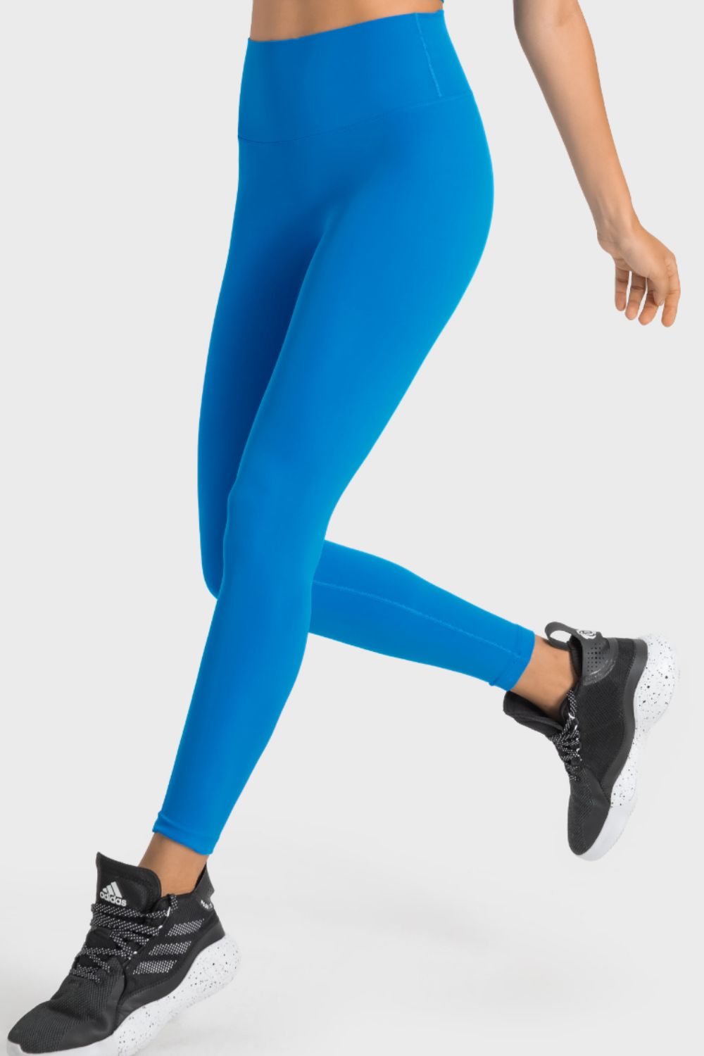 High-Rise Wide Waistband Yoga Leggings-Angel Casuals