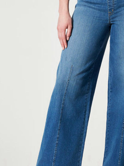 Wide Leg Long Jeans-Angel Casuals