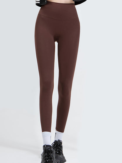 Wide Waistband Sports Leggings-Angel Casuals