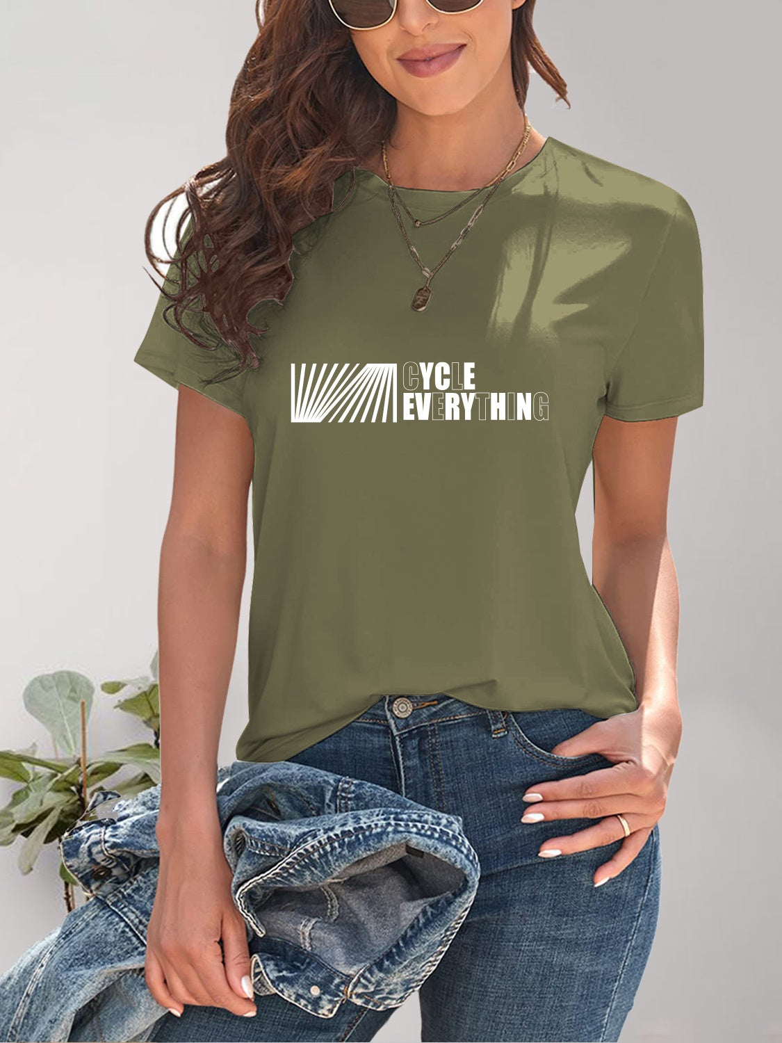 CYCLE EVERYTHING Round Neck T-Shirt-Angel Casuals