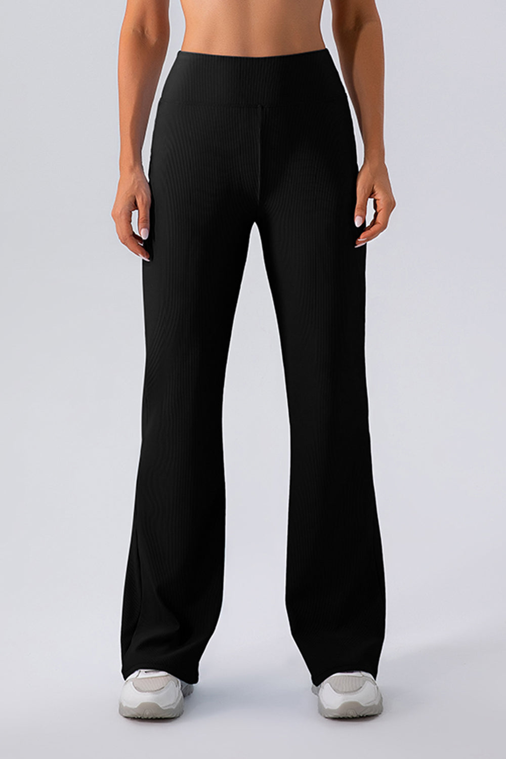 High Waist Straight Active Pants-Angel Casuals