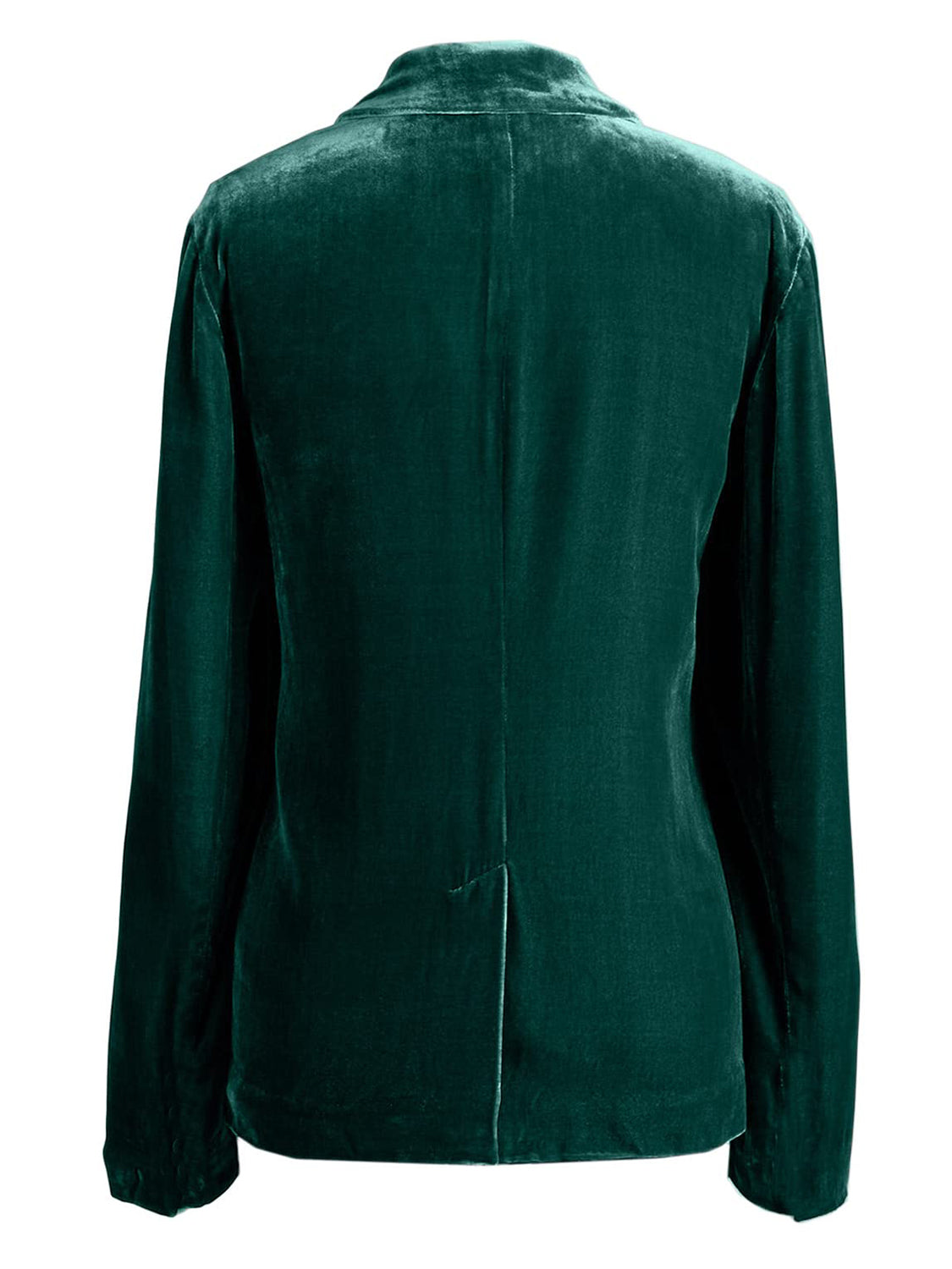 Pocketed Button Up Lapel Collar Blazer-Angel Casuals