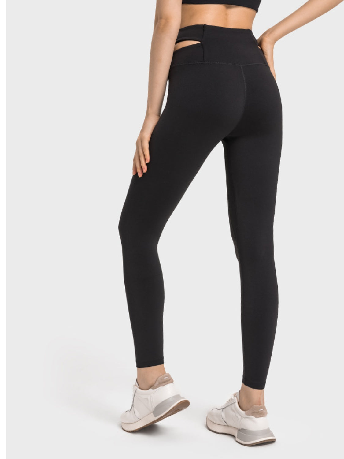 Crisscross Cutout Sports Leggings-Angel Casuals