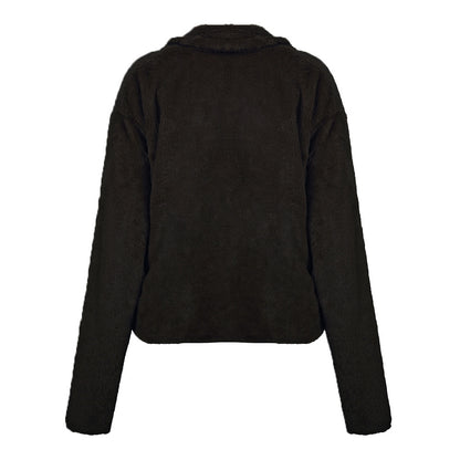 Ivy Lane Plush Open Front Dropped Shoulder Jacket-Angel Casuals