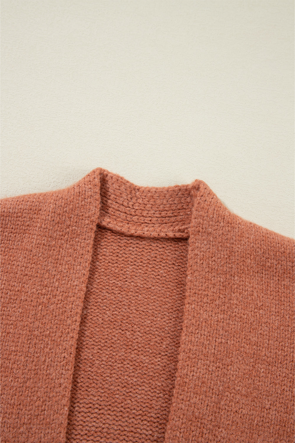 Slit Open Front Dropped Shoulder Cardigan-Angel Casuals
