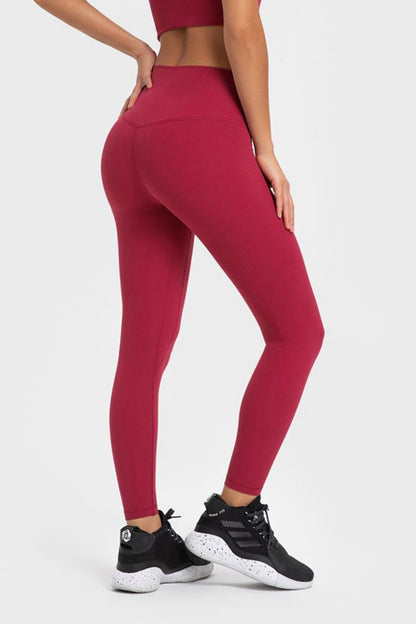 Highly Stretchy Wide Waistband Yoga Leggings-Angel Casuals