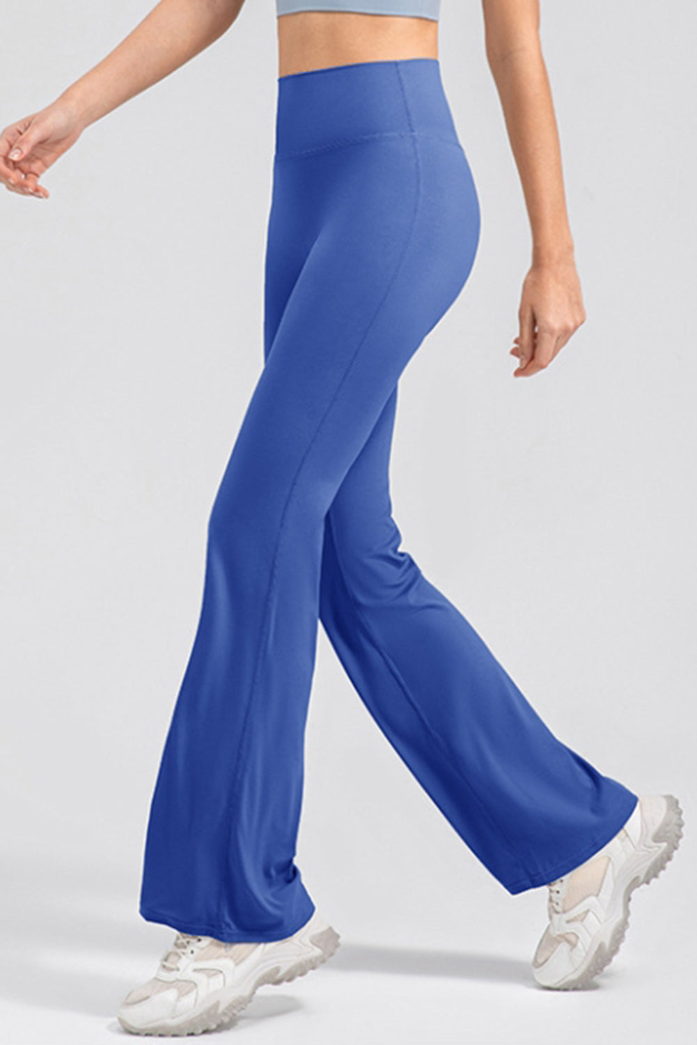 High Waist Straight Active Pants-Angel Casuals