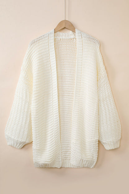 Open Front Longline Cardigan-Angel Casuals