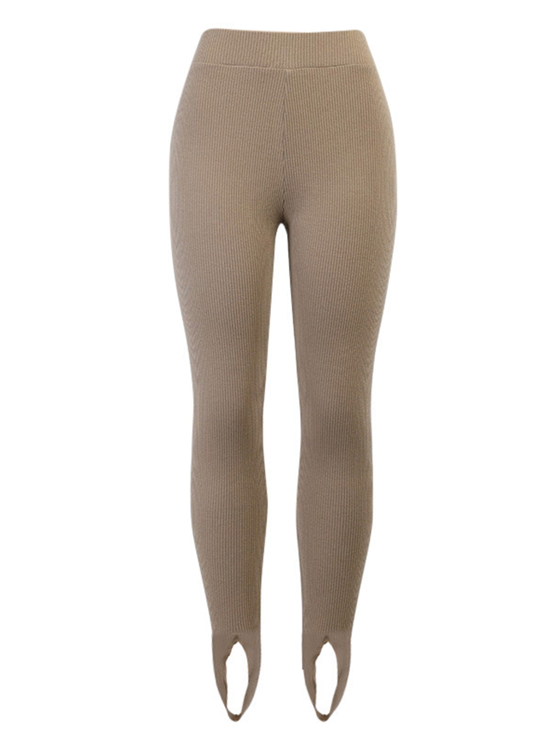 Ribbed Mid Waist Leggings-Angel Casuals