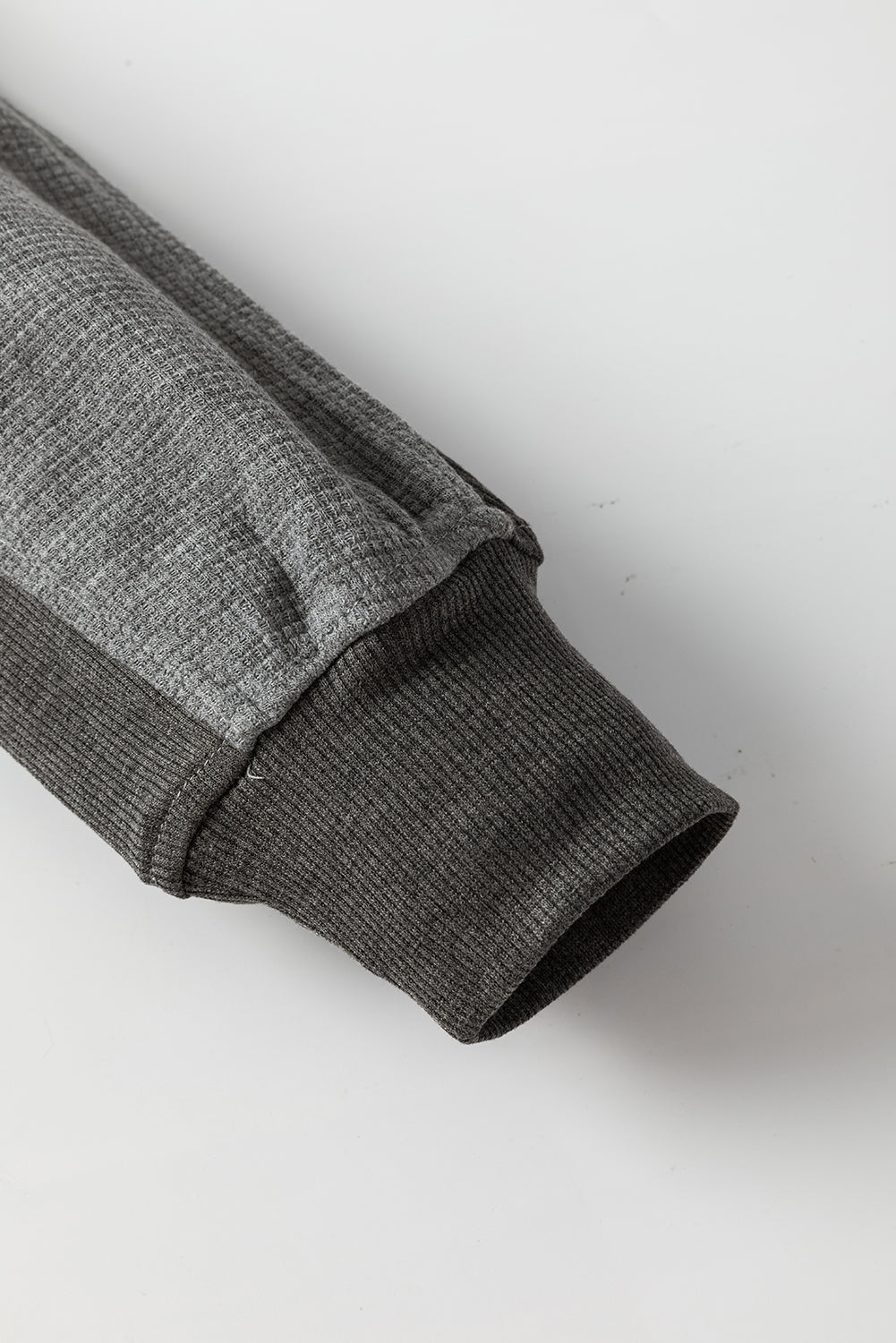 Waffle-Knit Pocketed Zip Up Hooded Jacket-Angel Casuals