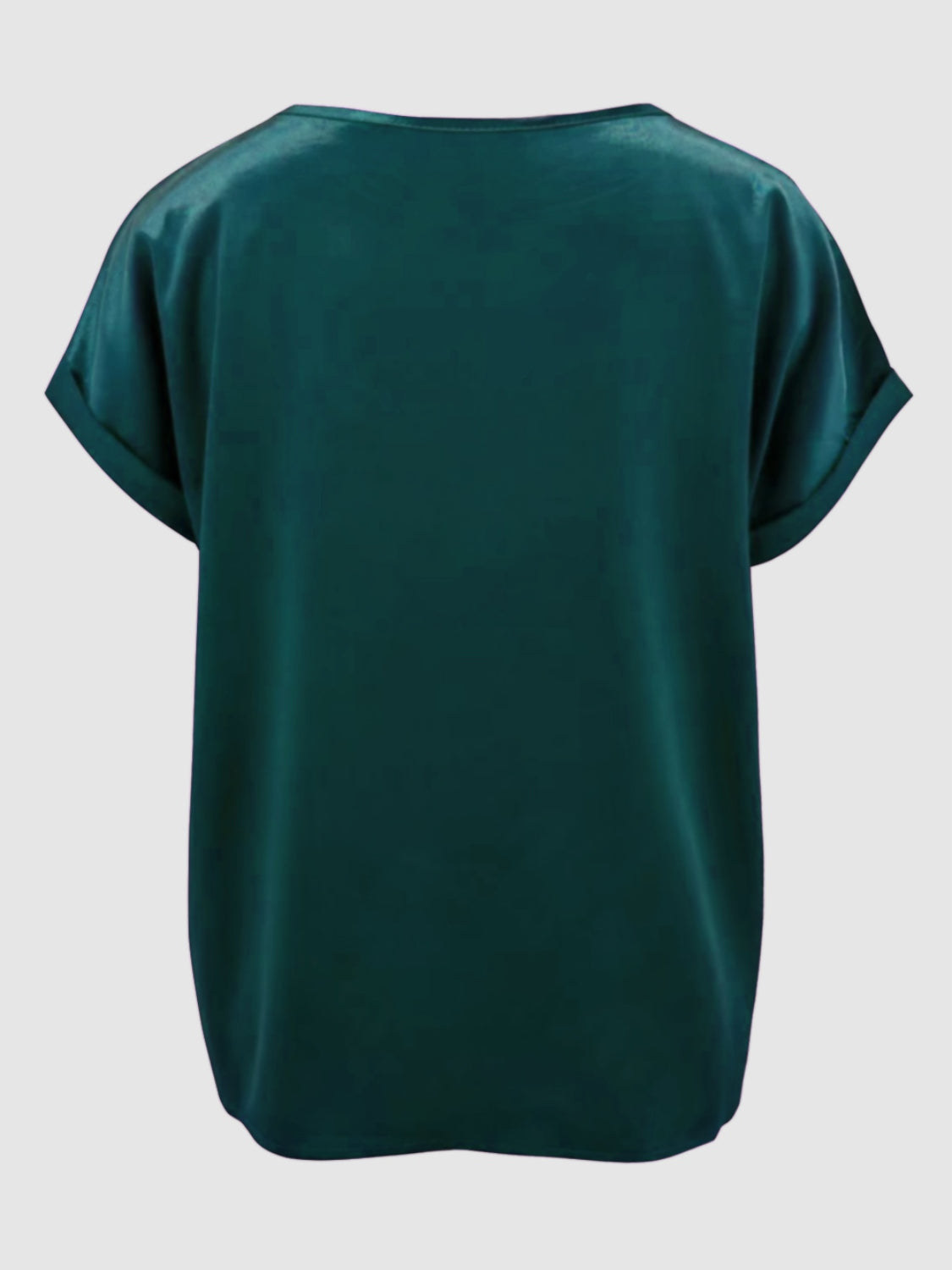 Round Neck Short Sleeve T-Shirt-Angel Casuals