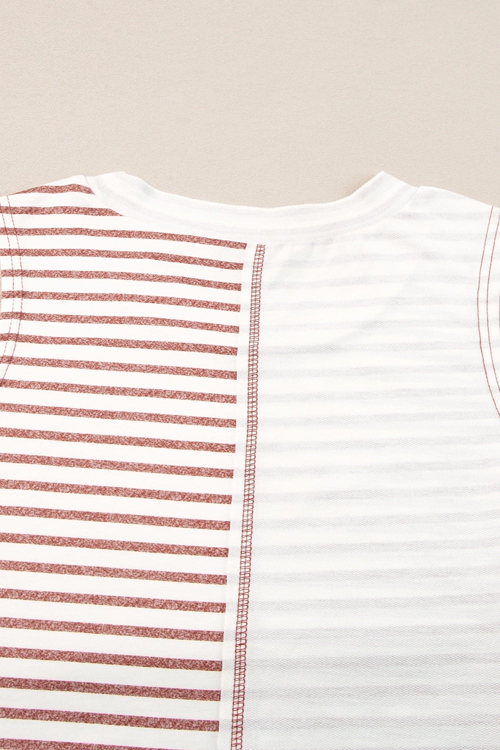 Striped Round Neck Tank-Angel Casuals