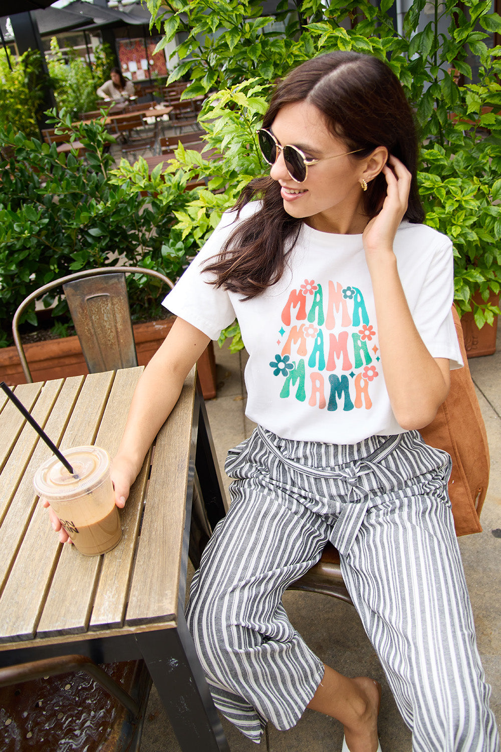Simply Love Full Size MAMA Round Neck T-Shirt-Angel Casuals
